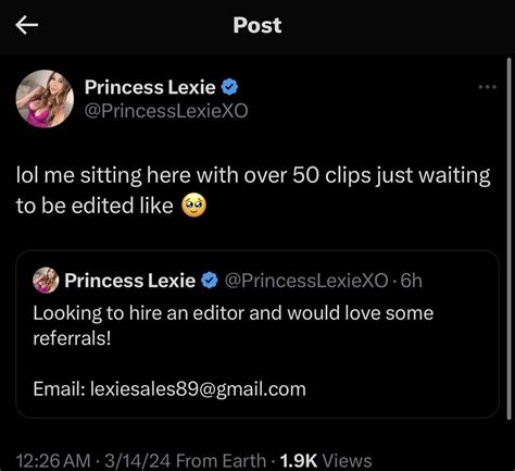 Clip Update : r/PrincessLexie .